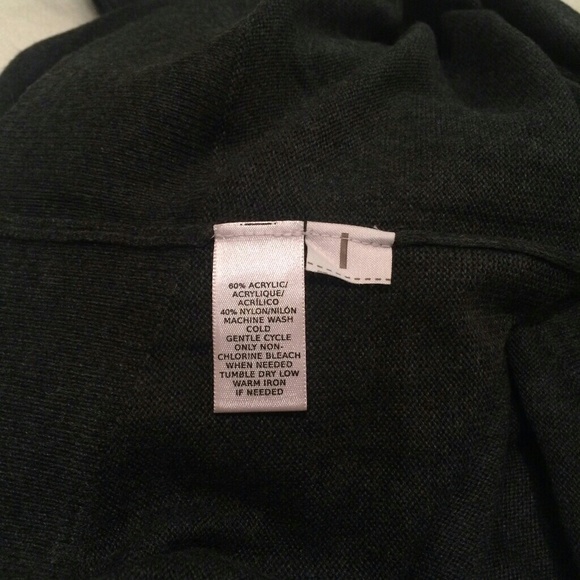 LOFT Charcoal Gray Swing Sweater XS - Picture 3 of 4